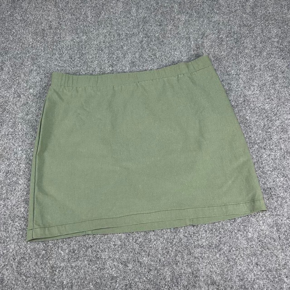 Express olive green mini skirt Size Medium